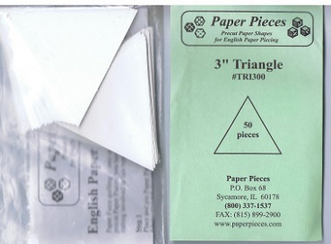 Patchworkkarton Triangle 3 ", 50 St.